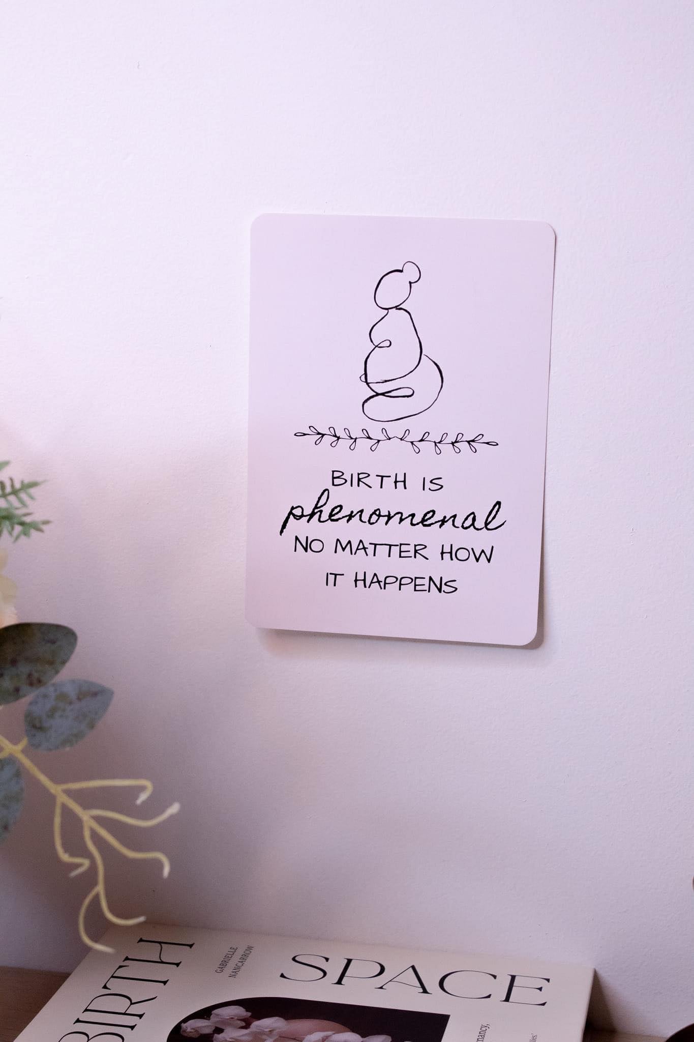 Birth affirmation cards