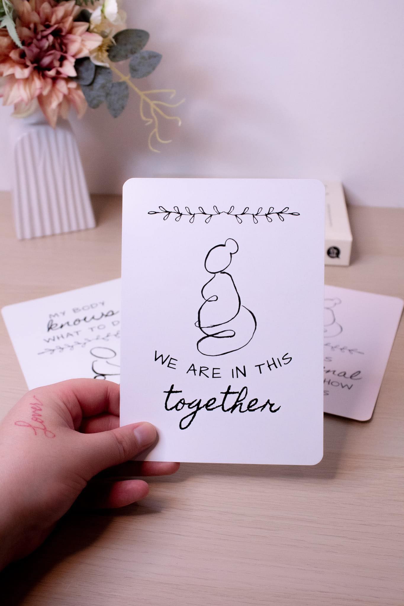 Birth affirmation cards