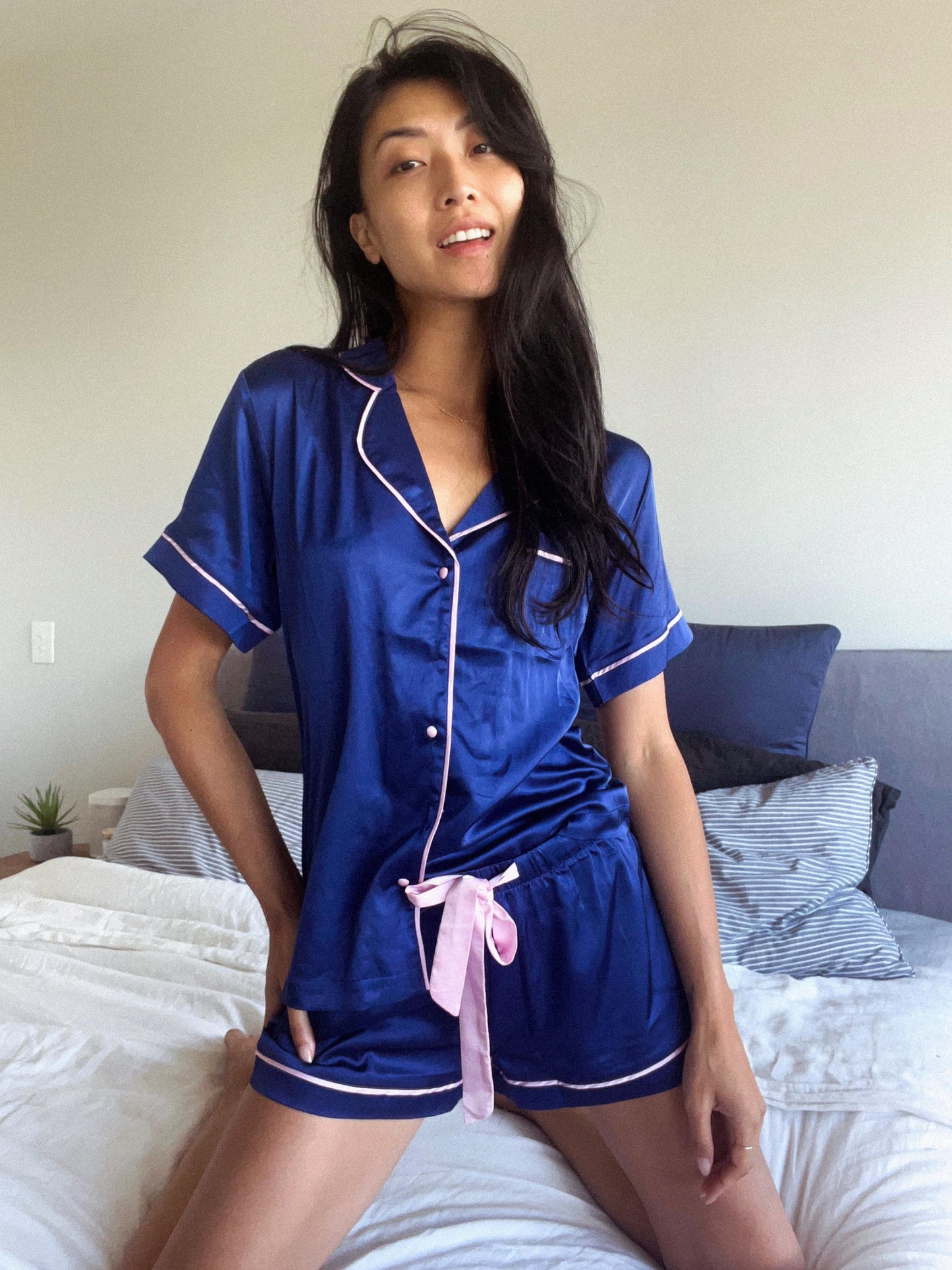 Beauty Sleep Blue Short Set
