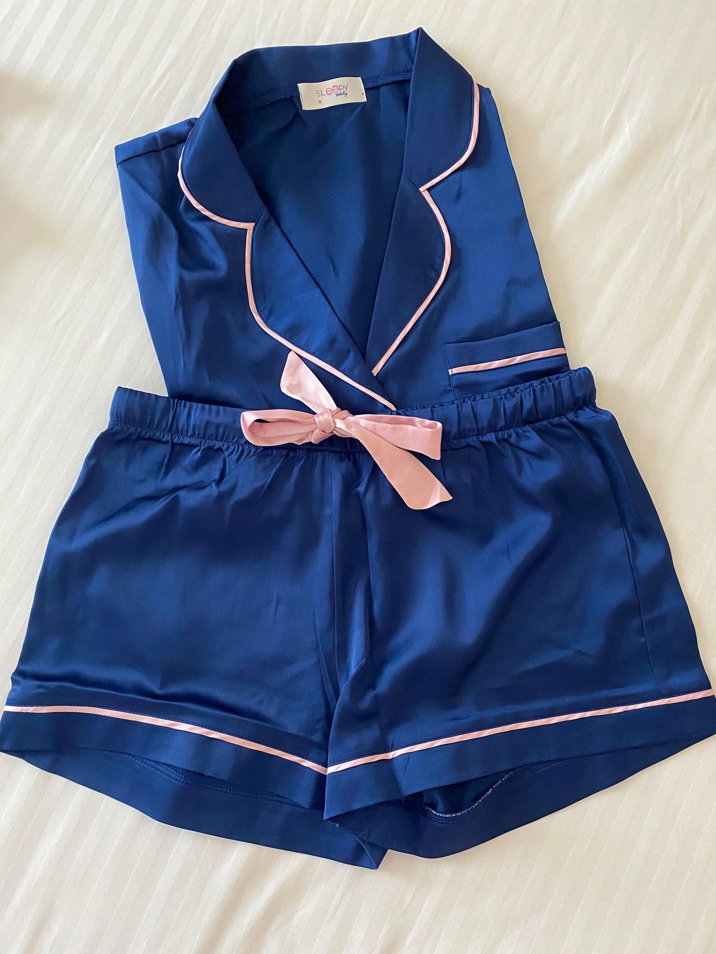 Beauty Sleep Blue Short Set