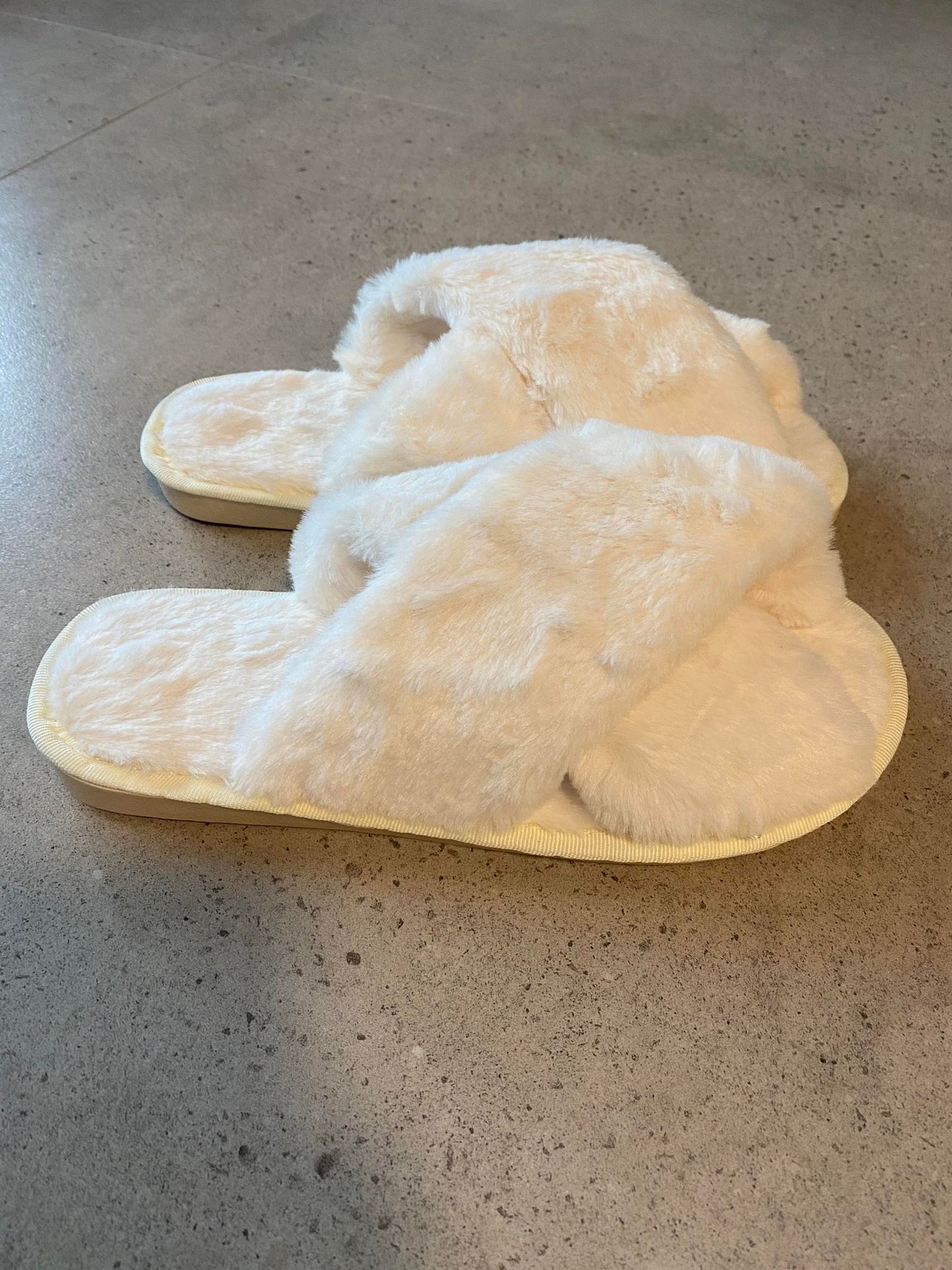 Cosy Cream Slippers