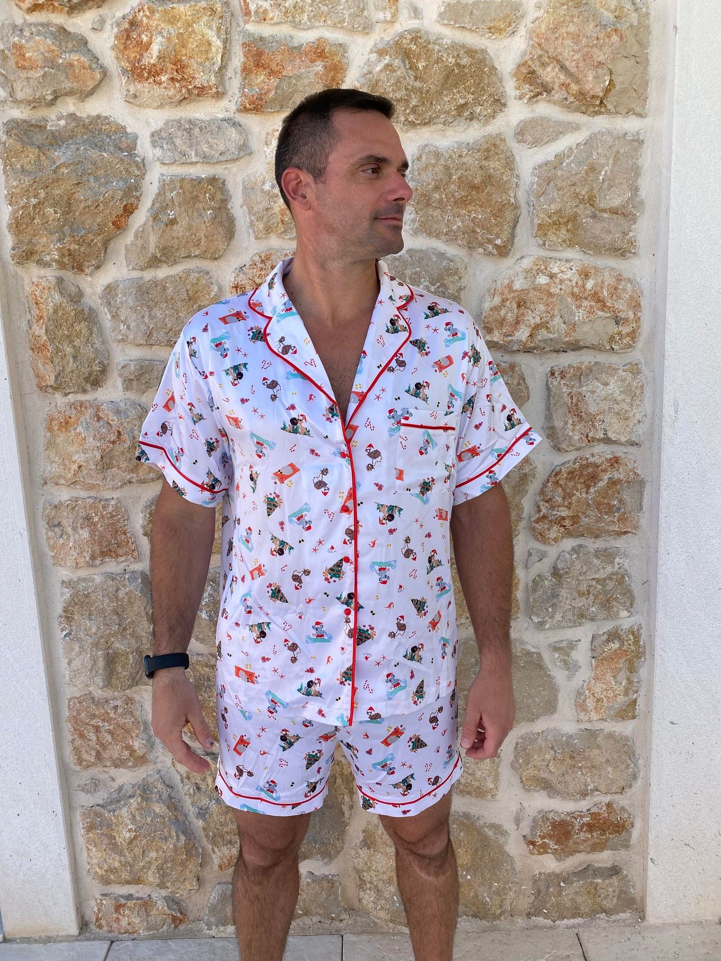 Aussie Christmas Summer BBQ sleepwear - Men's