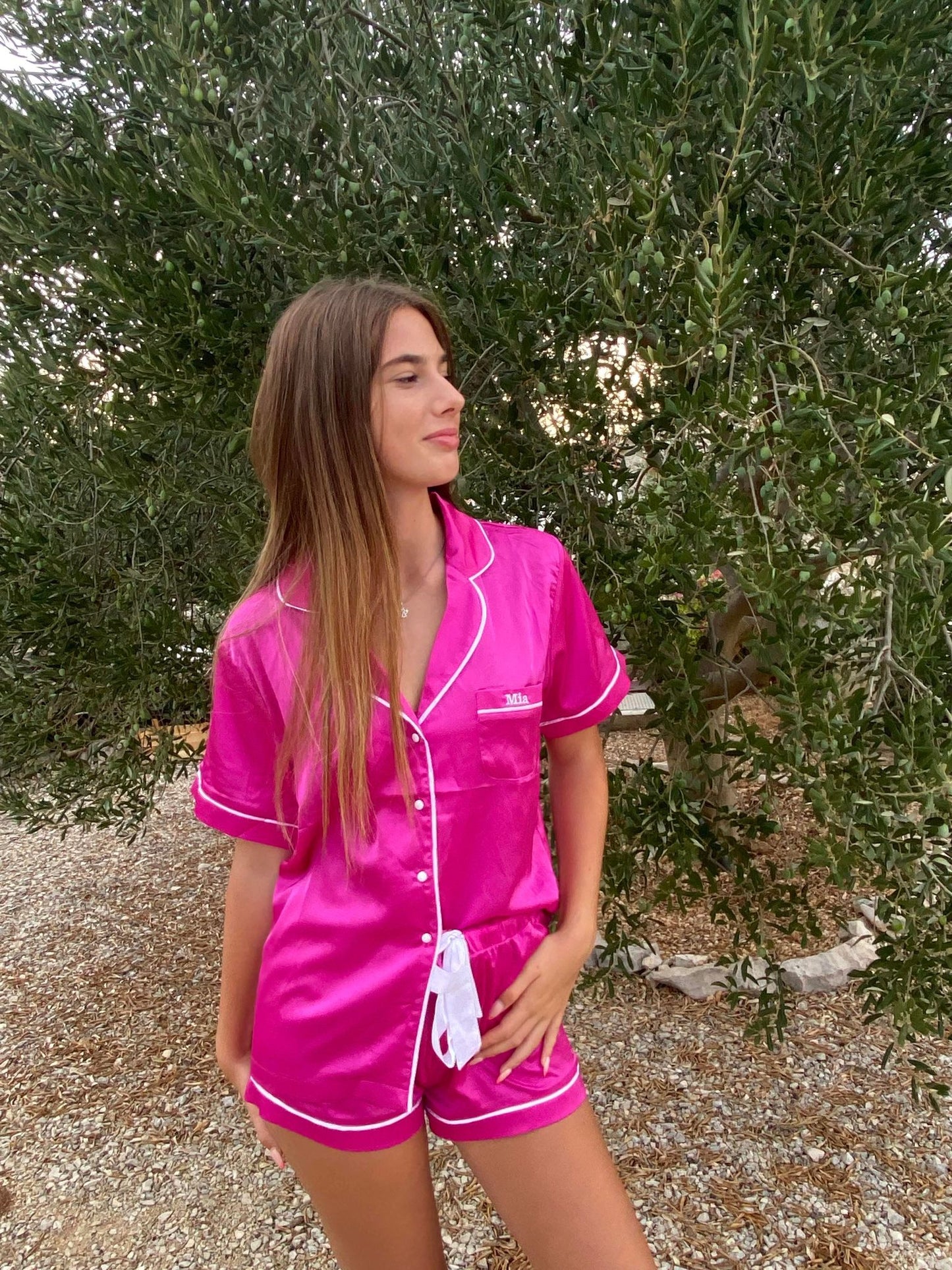 Hot Pink Daydream Short Set