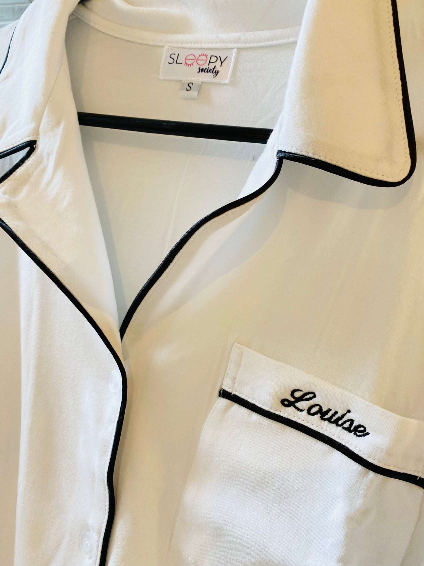 Cloud White Bamboo Long Set - Women's