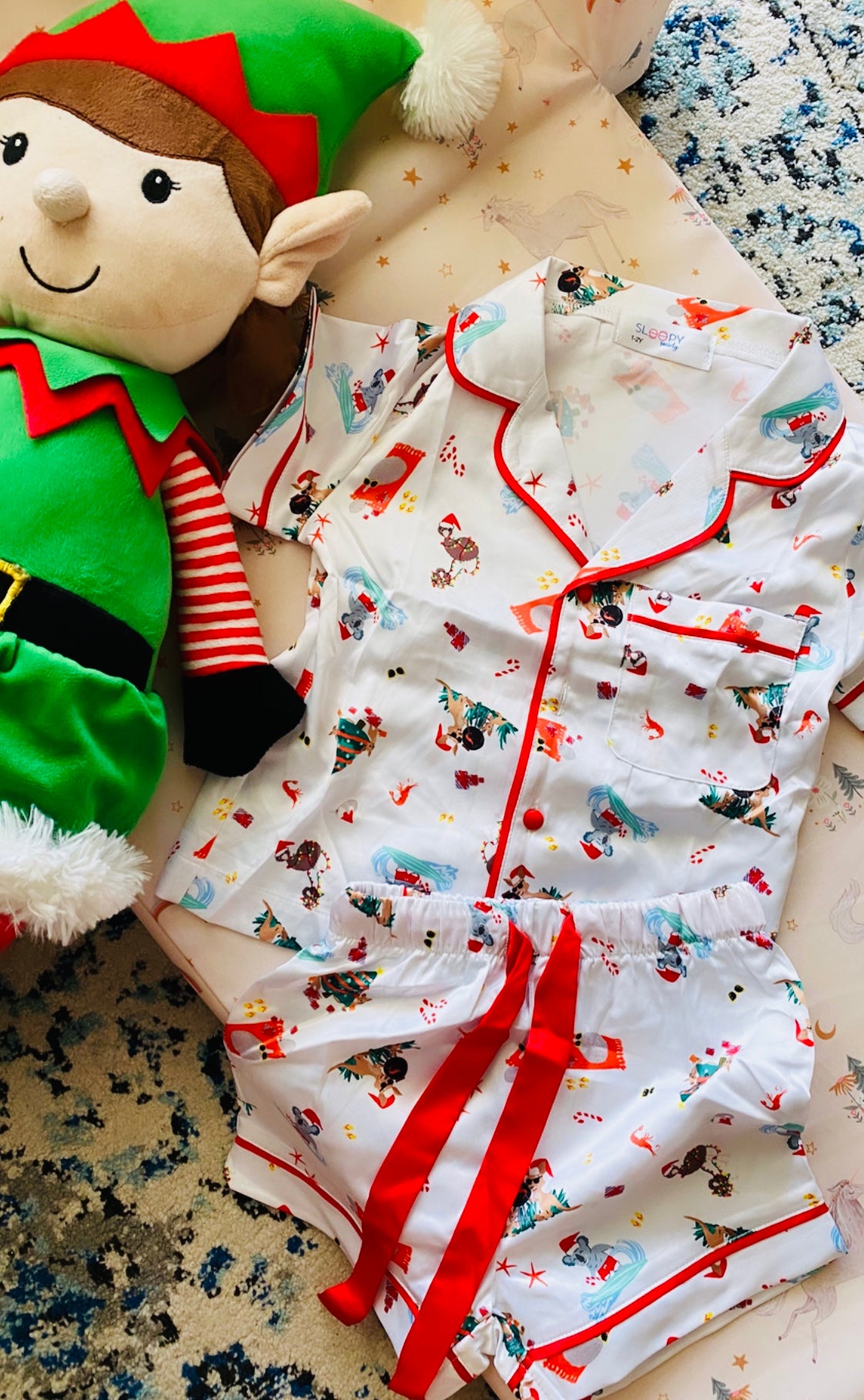 Aussie Christmas Summer BBQ sleepwear - Babies and Kids