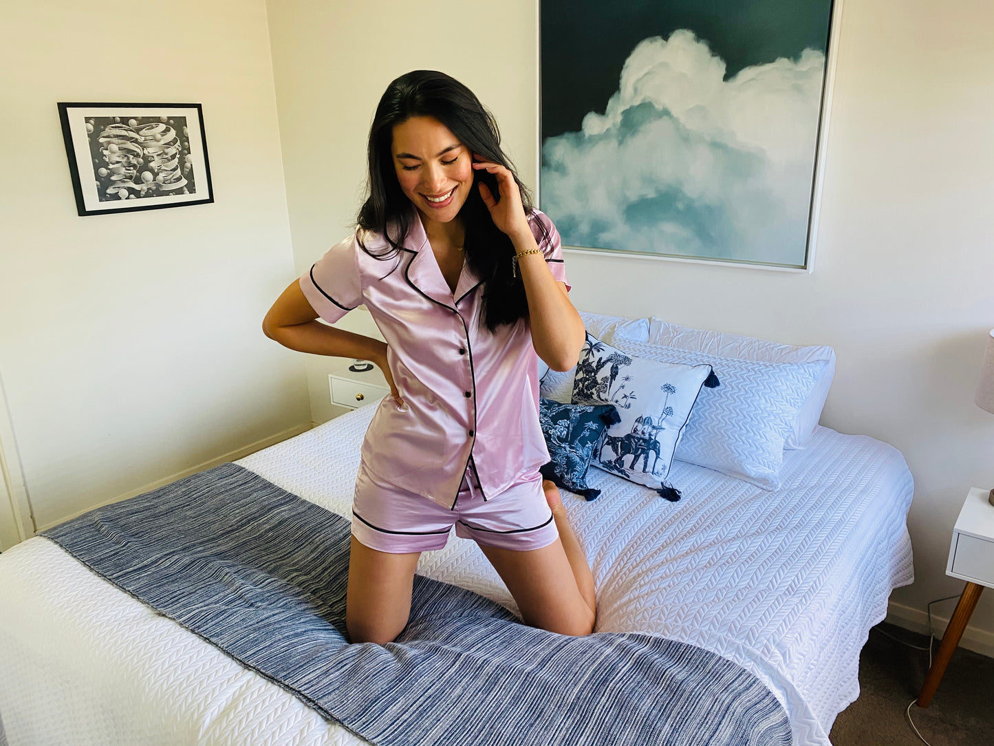 Blushing in Pink Short Set