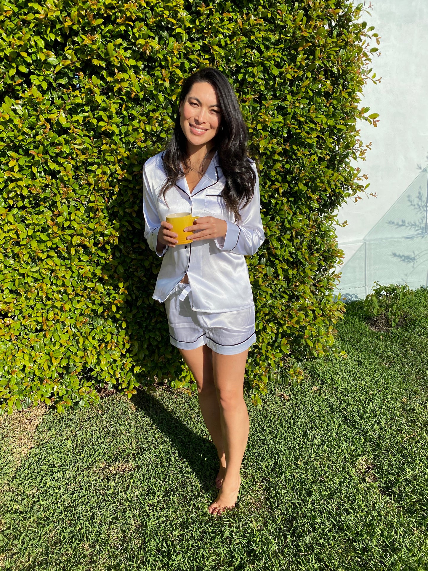 Classic Pearl Long Short Set